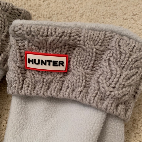 Grey Knitted Hunter Boot Socks - Picture 1 of 4